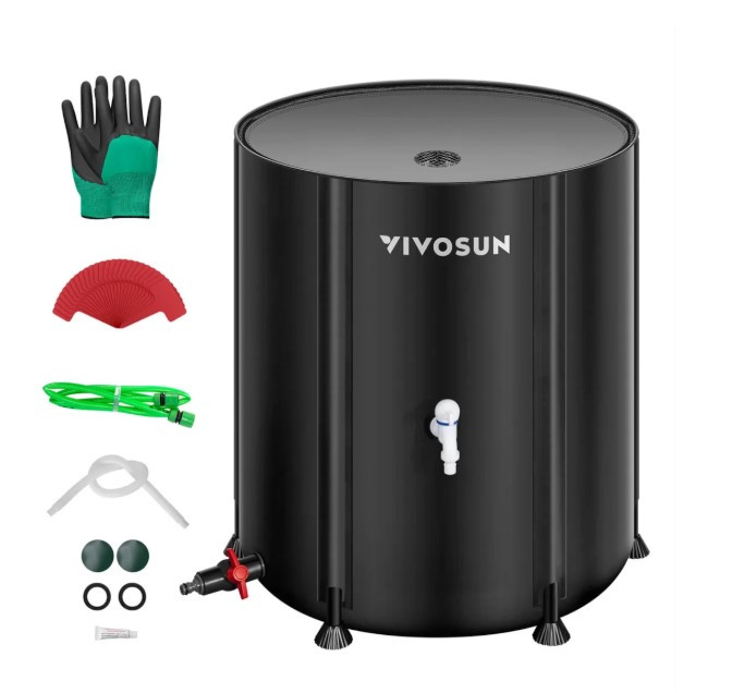 VIVOSUN Flexi tank - skládací nádrž na vodu, 200l