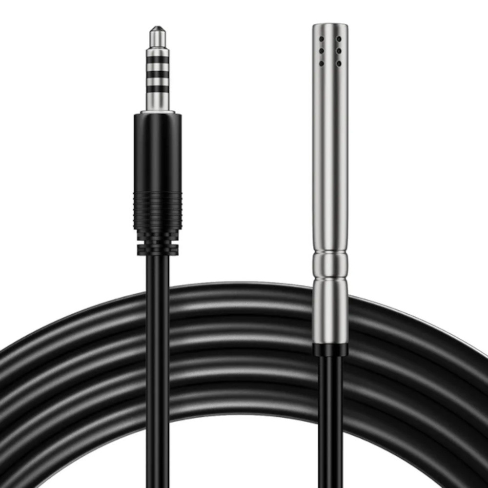 VIVOSUN Temperature & Humidity Sensor Probe, vodotěsná sonda pro GrowHub Controller E42/E42A, AeroLab THB1/THB1S, 3,66 m