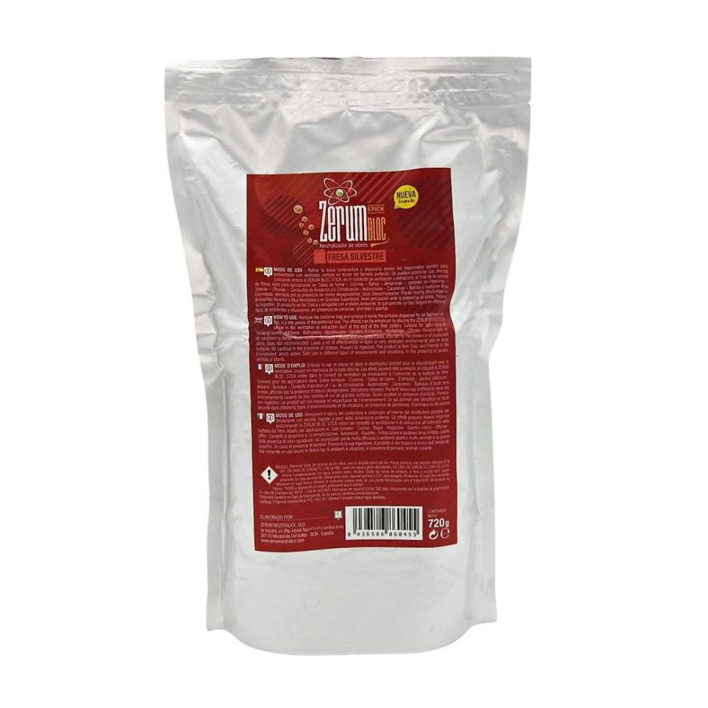 Zerum BLOC Stick Lesní jahoda, 720 g